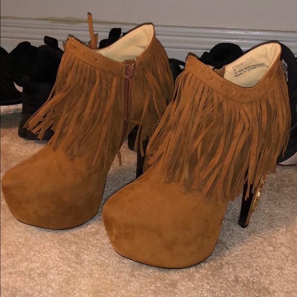 Beautiful copper booties, size 8. Like new!! - Picture 2 of 6